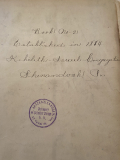 First page (?) community meeting minutes, Book 2