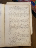 Minutes, community meeting, July 22, 1923