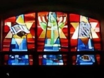 Stained Glass Windows in Kehillat Israel