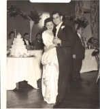 Ben and Elain Supowitz at the Broadwood Hotel in Philadelphia on October 12, 1947
