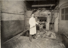 Same Harris inside his bakery