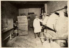 Same Harris inside his bakery