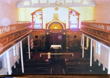 View of Kehillat Israel Sanctuary from Balcony