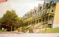 Old Photo of Oak Street in Shenandoah