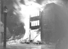 Fire at Stief`s (?) Drugstore